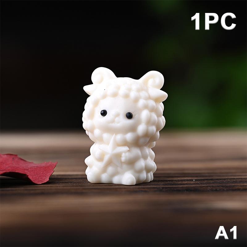 Ivory Nut Goat Ornament 2027 New Year Zodiac Sheep Handmade Statue for Home Gift Decoration A1