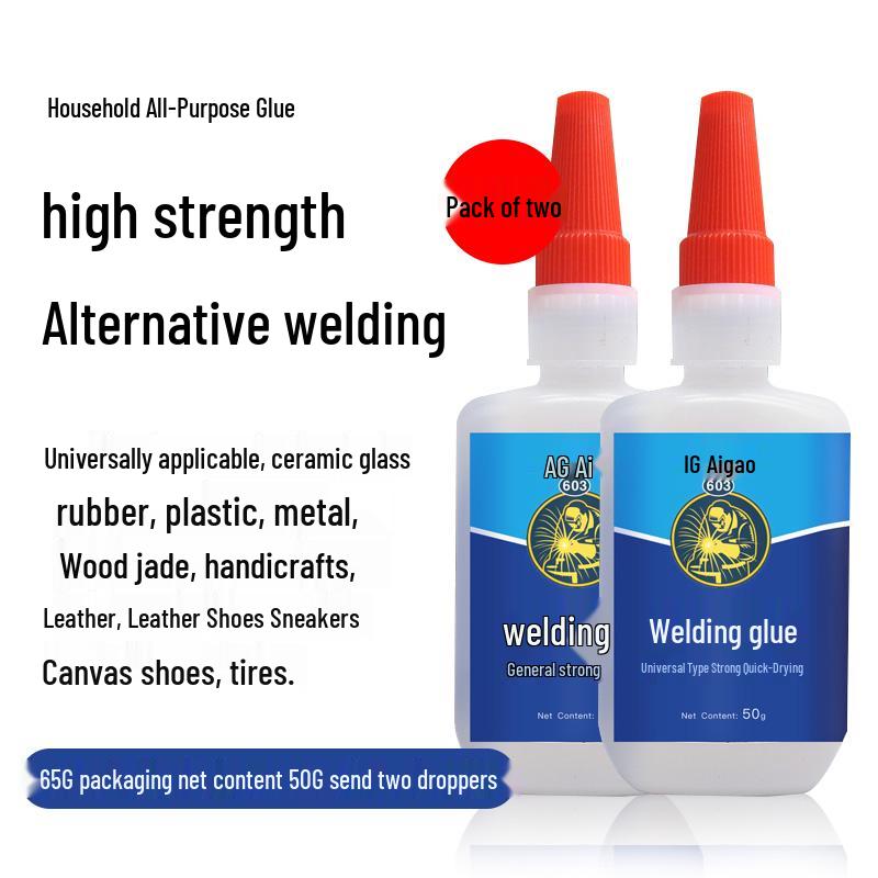 Aigao 603 Universalkleber Super: Starker, Schneller, Wasserdichter Kleber für Metall, Kunststoff, Keramik, Holz, Eisen.