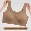 Plus Size Seamless Front Closure Push-Up Sports Bra for Small Breasts