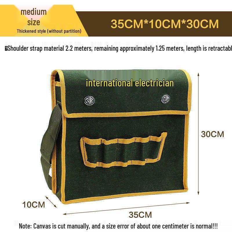 

Полотняна сумка для інструментів для електриків, столярів та будівельників