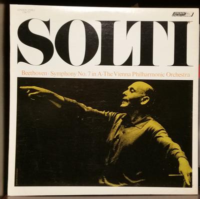 LP Record BEETHOVEN  SOLTI  VIENNA PHILHARM  Symphony No. 7 In A CS6777 LONDON 1972 Canada Classical Used