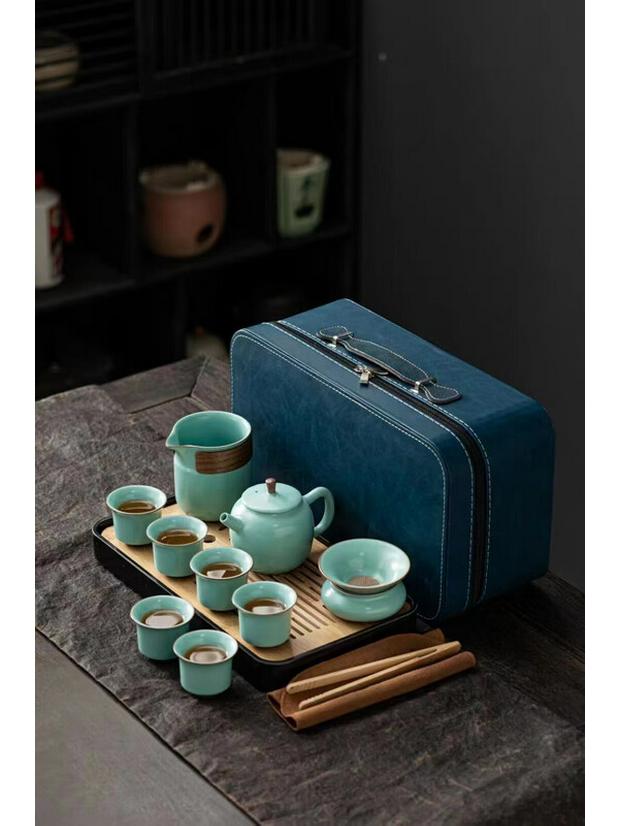 Modern Lanka 10-Piece Luxury Kung Fu Tea Set