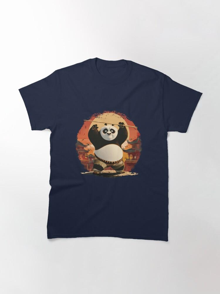 Kung Fu Panda Panda Kung Fu Klassisches T-Shirt