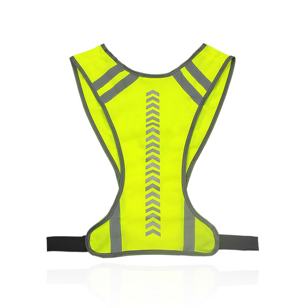 Reflective Running Vest,Thin Night Cycling Safety Vest,High Visibility Battery Powered LED Reflective Vest For Runners Night