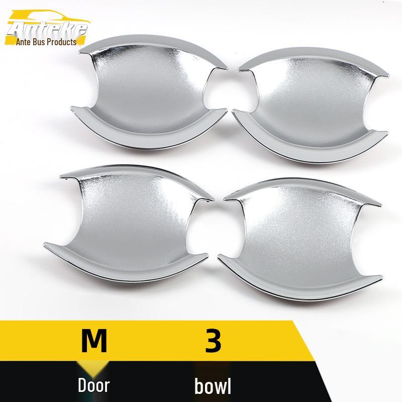 Haima Knight Electroplated Door Bowl Sticker: Scratch-Resistant Car Accessory