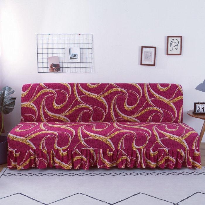 Складной чехол для дивана без подлокотников полное покрытие подушка для дивана чехол для дивана чехол для дивана универсальное универсальное эластичное полотенце для дивана M 160-185cm 2550₽