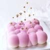 1 Pc Three-dimensional Square Xiangyun Mousse Silicone Cake Mold Cloud Baking Pan Mold DIY Baking, Candle Mold