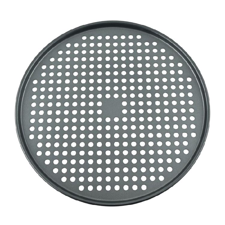

Non-Stick Tray Tools Crispy 14 inch Round with Nonstick Coating for Home Kitchen 1 темно серый