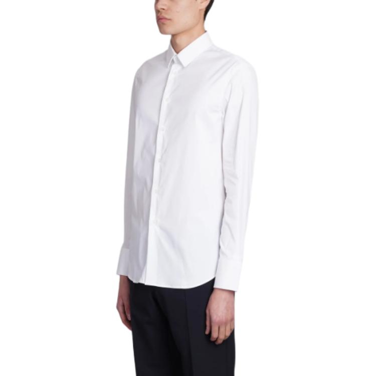 Emporio Armani Plain Long Sleeved Buttoned Shirt 01C35-T0130-C100