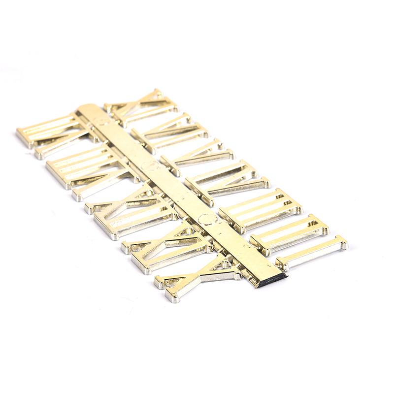 Stick On Clock Numbers Roman Numerals 10Mm Art Craft Dial Sticking Gold 1 Set