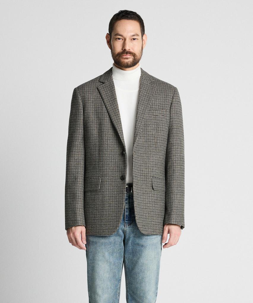STCO Diems Hounds-Tooth Wool Jacket_Khaki (Classic Fit)_Djavd04Cck
