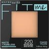 Maybelline Fit Powder Foundation 220 Natural Brightness (Pink Tone) Long-lasting Coverage High Pore