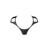 Matte Black Steering Wheel Trim Cover For 2005-2012 BMW 3 Series E90 E92 E93