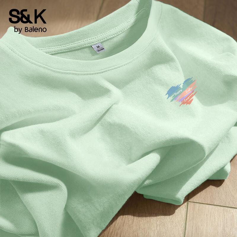 Baleno Women s Layered Heart Cotton T-Shirt M