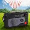 Emergency Hand-Crank Solar Flashlight Radio