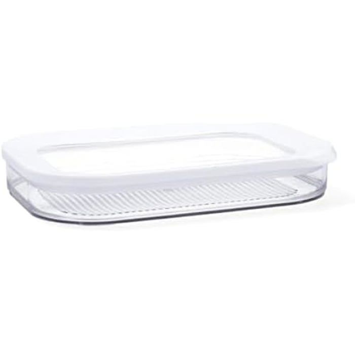 Boîte Alimentaire - QUID - Rico - Transparent - 22 X 16 X 3,5 Cm - Sans BPA