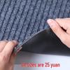 Large Red Anti-Slip Water-Absorbing Doormat for Entrance, Hallway, Stairs, and Kitchen