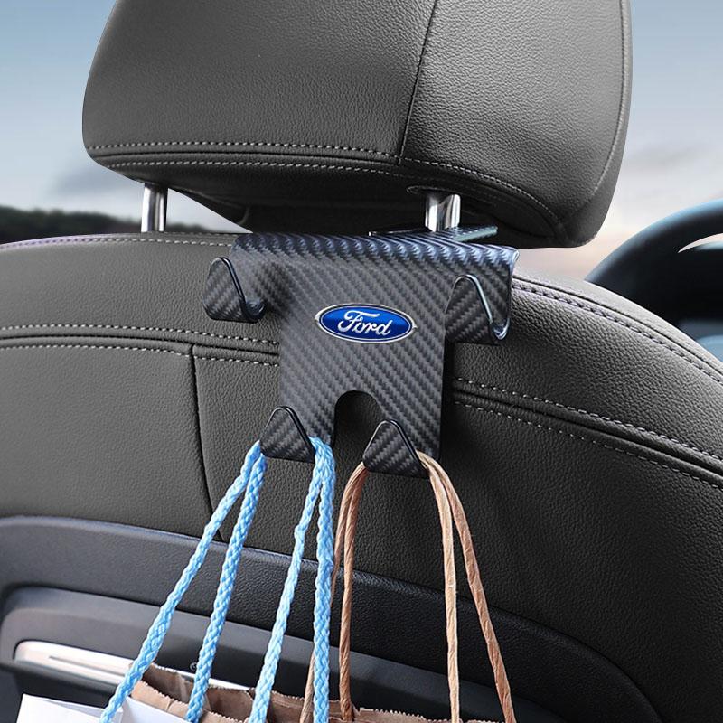 Car Seat Headrest Hook Auto Back Seat Organizer Accessories For Ford Focus Mk2 Mk3 Fiesta Ranger Mondeo S-MAX Kuga Mustang Auto Goods