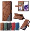 Luxus-Leder-Klapphülle S8 S9 Plus S10 S20 FE S21 S22 S23 S24 Ultra Handyhülle für Samsung Galaxy Note 10 20 Geldbörse Ständer Tasche Abdeckung