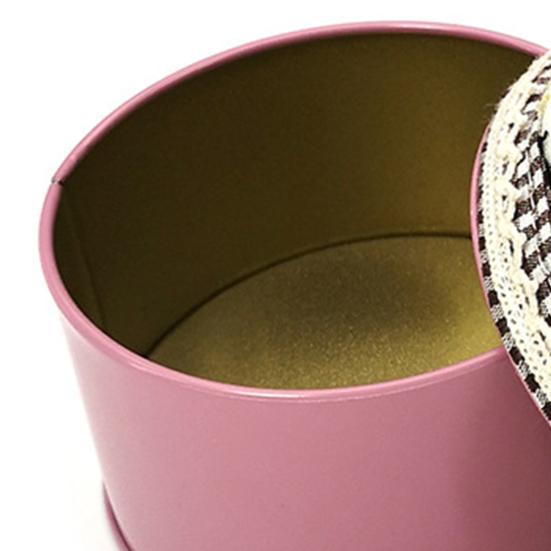 Needle Cushion Box Soft Multi-use Fabric Creative Flower Pattern Pin Cushion Box for Home