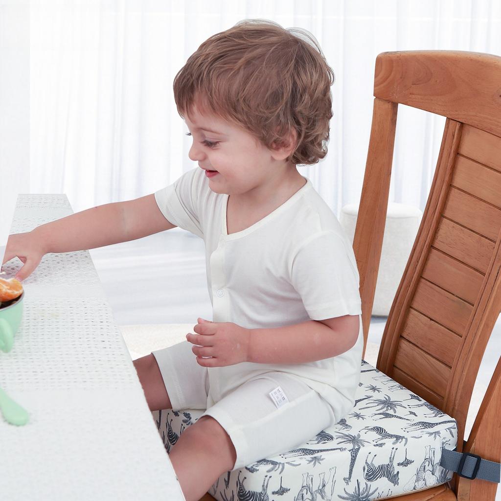 Portable Waterproof Children's Booster Seat Cushion for Outings, Baby Dining Chair Sponge Booster Cushion