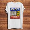 Klassisches 90er Spiel 8bit, Retro Gamer, Lustiges Vintage T-Shirt Herren, Tägliches Freizeithemd mit kurzen Ärmeln, Un