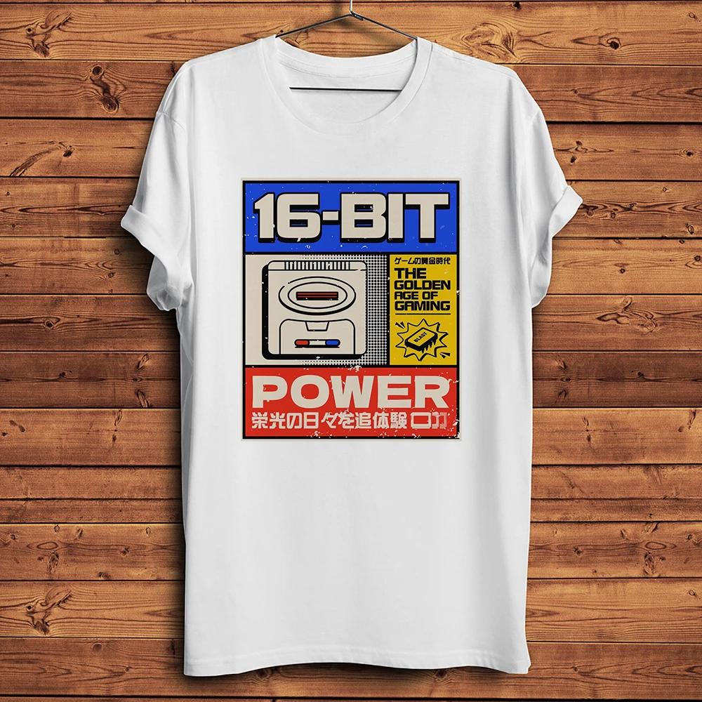 Klassisches 90er Spiel 8bit, Retro Gamer, Lustiges Vintage T-Shirt Herren, Tägliches Freizeithemd mit kurzen Ärmeln, Un