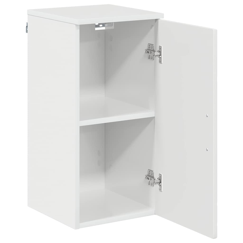 Bathroom Wall Mounted Cabinet High Gloss White 30 X 31.5 X 61 Cm