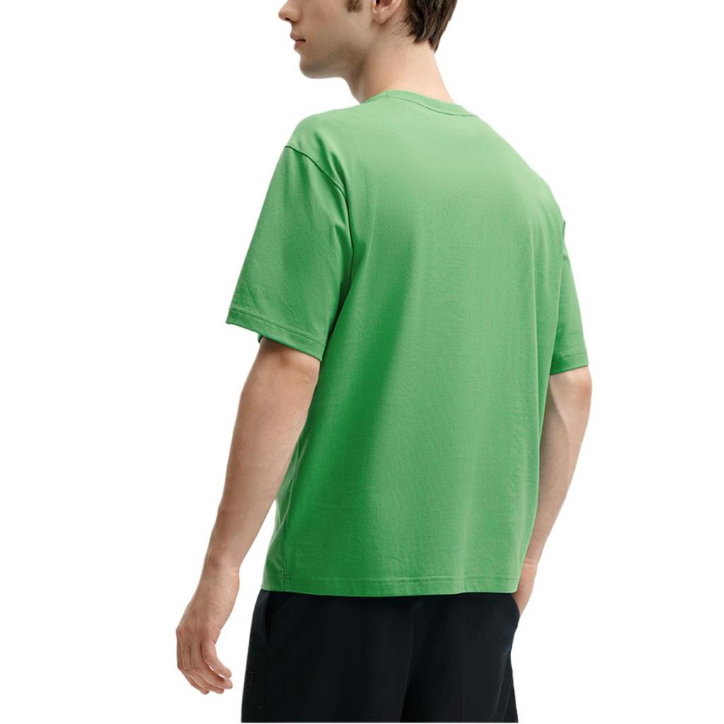 FILA Colorful Casual Loose Short Sleeve T-Shirt Unisex Tops Kelly-Green F51U419101F-GN