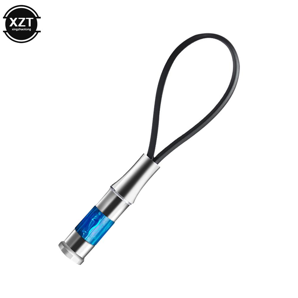 New Static Rod Electrostatic Discharger High Voltage Anti-Static Keychain Silver Tone Winter Dry Climate Static Eliminator