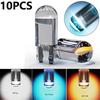 SEAMETAL W5W Led T10 Car Light 12V 10 Pcs 6000K White Ice Blue Yellow Super Bright Car License Plate Lamp