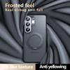 For Samsung Galaxy S26 Ultra Case Matte Frosted Skin Friendly 360° Rotatable Magnetic Kickstand Non-yellowing Anti-Fingerprint