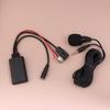 1 szt. Odbiornik Audio Bluetooth do Samochodu + Mikrofon do Radia Ip-Bus 12Pin Adapter Odbiornika Aux Bluetooth 5.0 Adapter Kabla Audio Aux-In