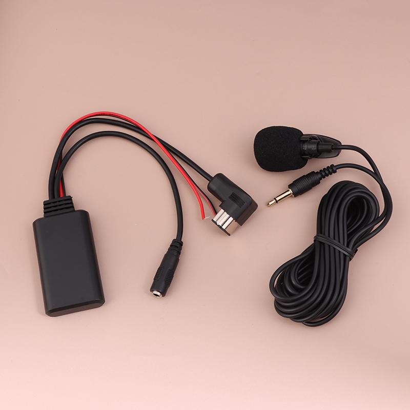1 szt. Odbiornik Audio Bluetooth do Samochodu + Mikrofon do Radia Ip-Bus 12Pin Adapter Odbiornika Aux Bluetooth 5.0 Adapter Kabla Audio Aux-In