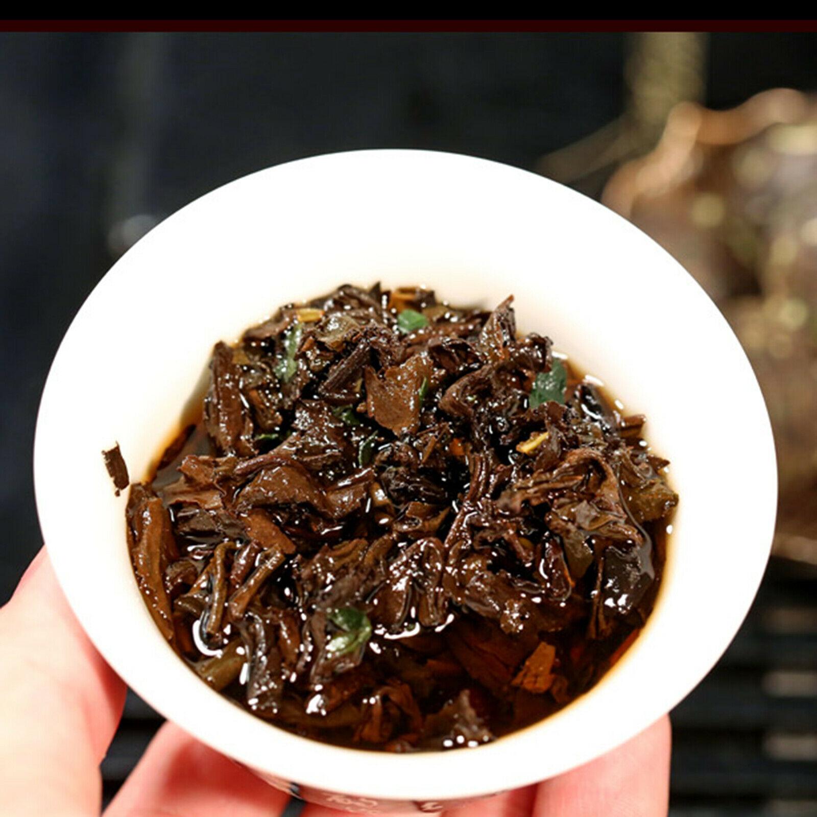 Органический спелый чай пуэр с ароматом клейкого риса — фото 11