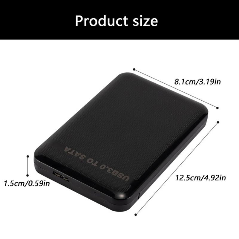 Hard Disk Box USB3.0 Hard Disk Case 2.5inch HDD External Enclosure Hard Drive Disk Box External HDD Case for PC