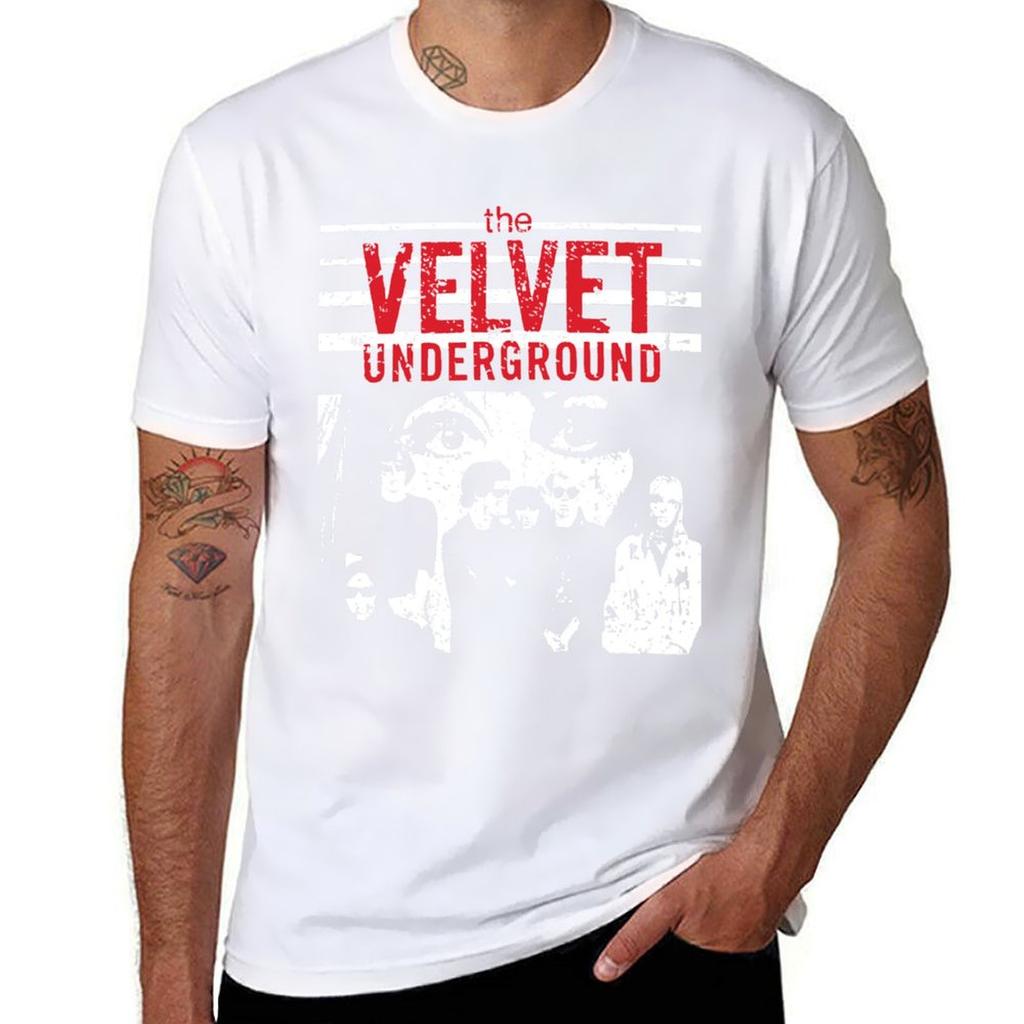 Velvet Underground S S Retro Vintage Distressed Mask Classic TShirt Work Utility Casual Tee Shirt