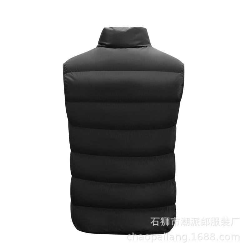 Autumn and Winter Vest Men's Jacket Korean Version of Trendy Vest Sleeveless Thickened Cotton Vest Warm Men's Jacket