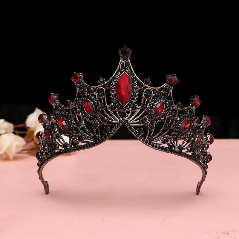 Bride's Crown Headband Wedding Korean Birthday Gift Adult Gift Crystal Crown Princess Dress Hair Accessory