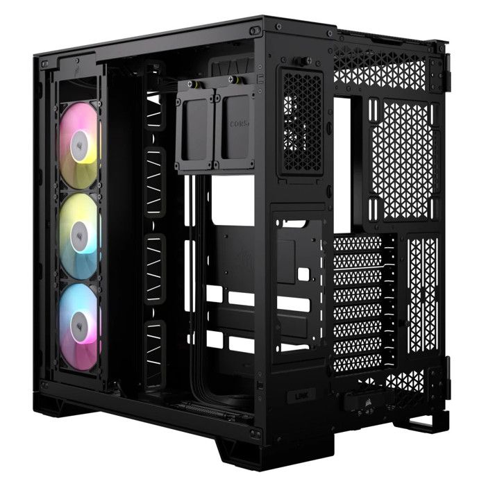 Boîtier PC - Corsair - iCUE Link 6500X RGB - Compact - Personnalisable - Verre Trempé