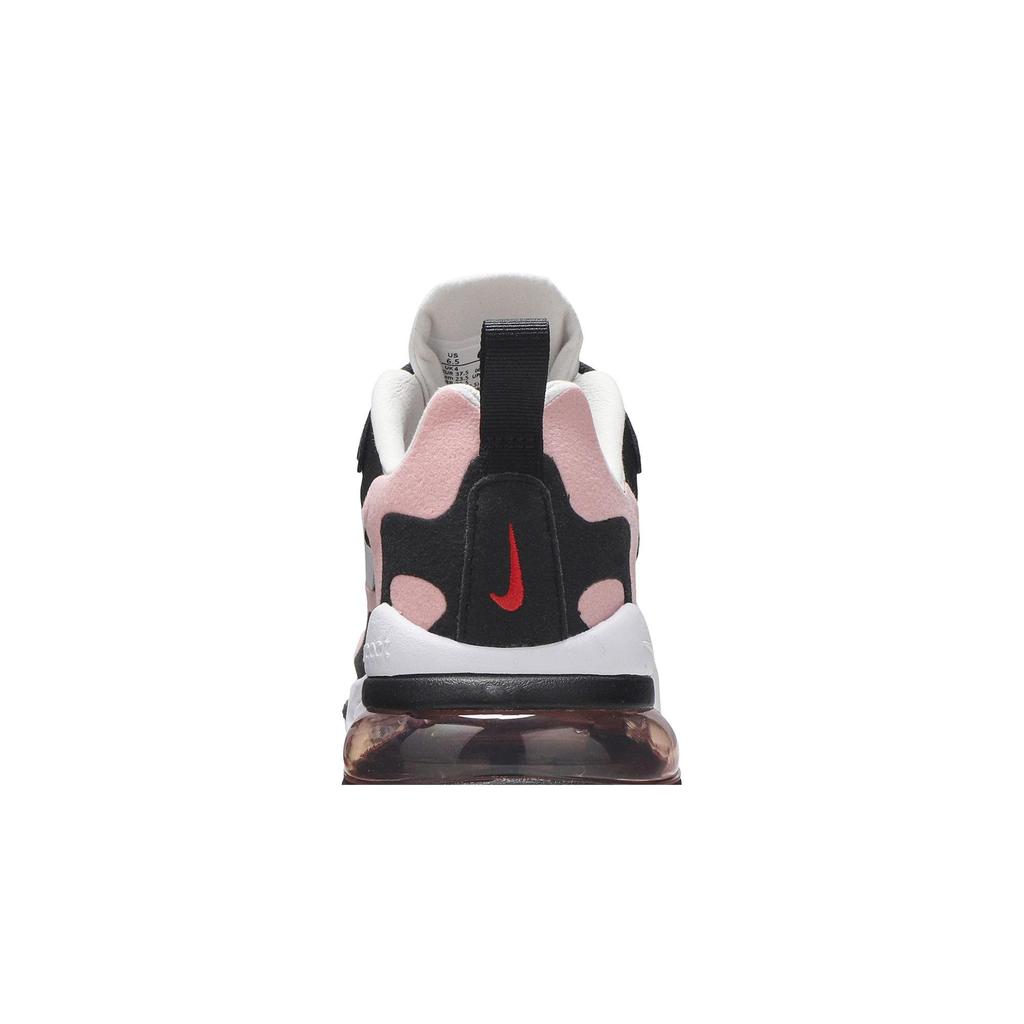 Nike Womens Air Max 270 React 'Coral Black' (women's sizes) Black / White / Bleached Coral / Metallic Gold Running Shoes AT6174 005