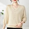 QingHe Cashmere Women's 30% Cashmere Sweater - Soft & Warm Wool Blend Pullover