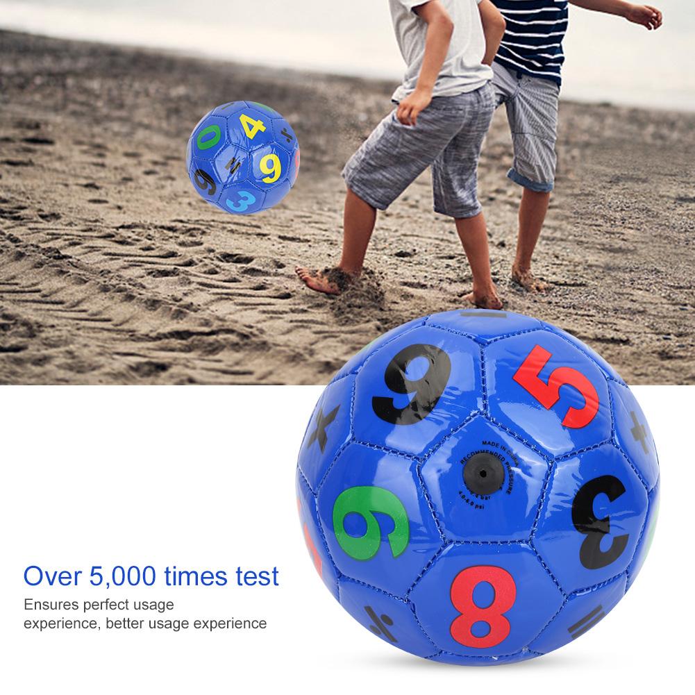 Children Outdoor Sport Football Soccer Ball Size 2 Exercise Sports Equipment(Purple Number)