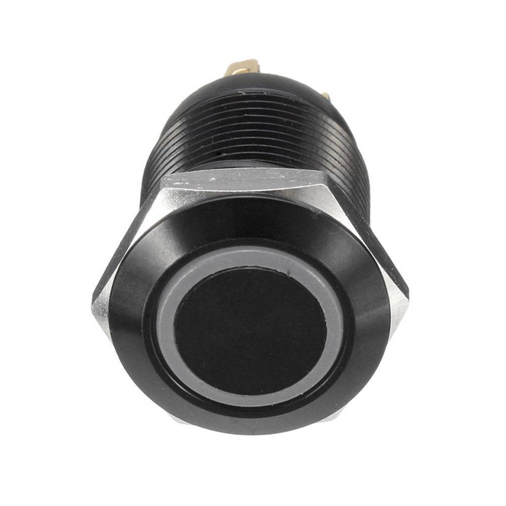 1pc 12V 4Pin 12mm Led Light Metal Push Button Momentary Switch Waterproof Black 1pc 12V 4Pin 12mm Led Light Metal Push Button Momentary Switch Waterproof Black