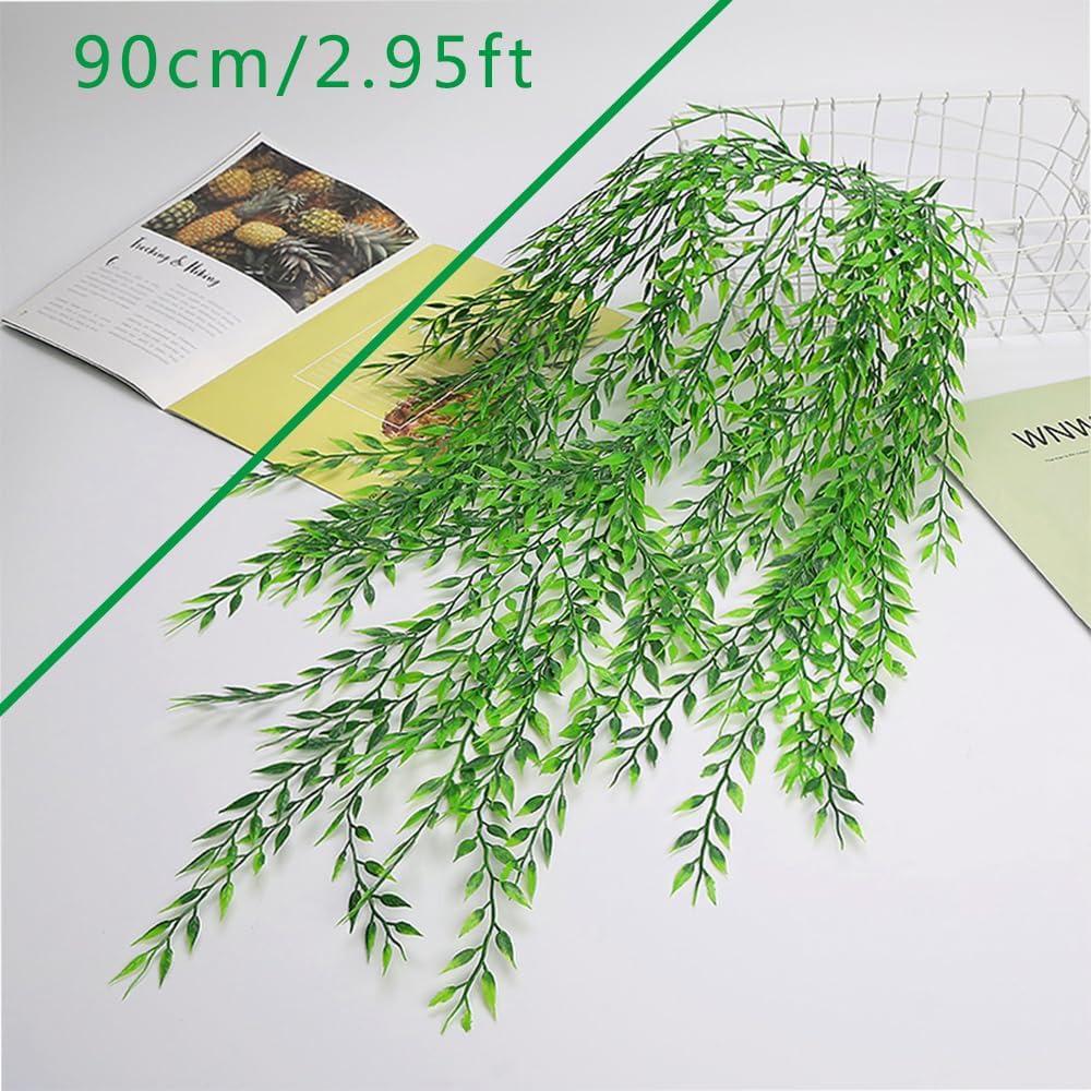 90cm Artificial Hanging Willow Leaves for Wall or Ceiling Decoration