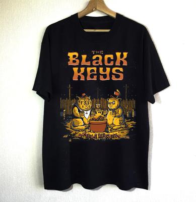The Black Keys Band Poster Konzert Kurzarm Unisex T-Shirt S-5XL Schwarz