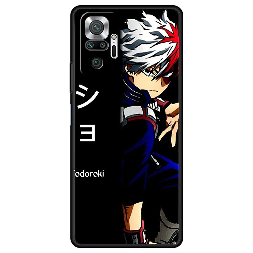 Custodia per redmi 9 9a 10 8t 9c k40 per Xiaomi Redmi note 11 10 9 pro 11T 11proplus Cover 8pro 7 9S 9T Funda Tanjiro Natsu Gintoki