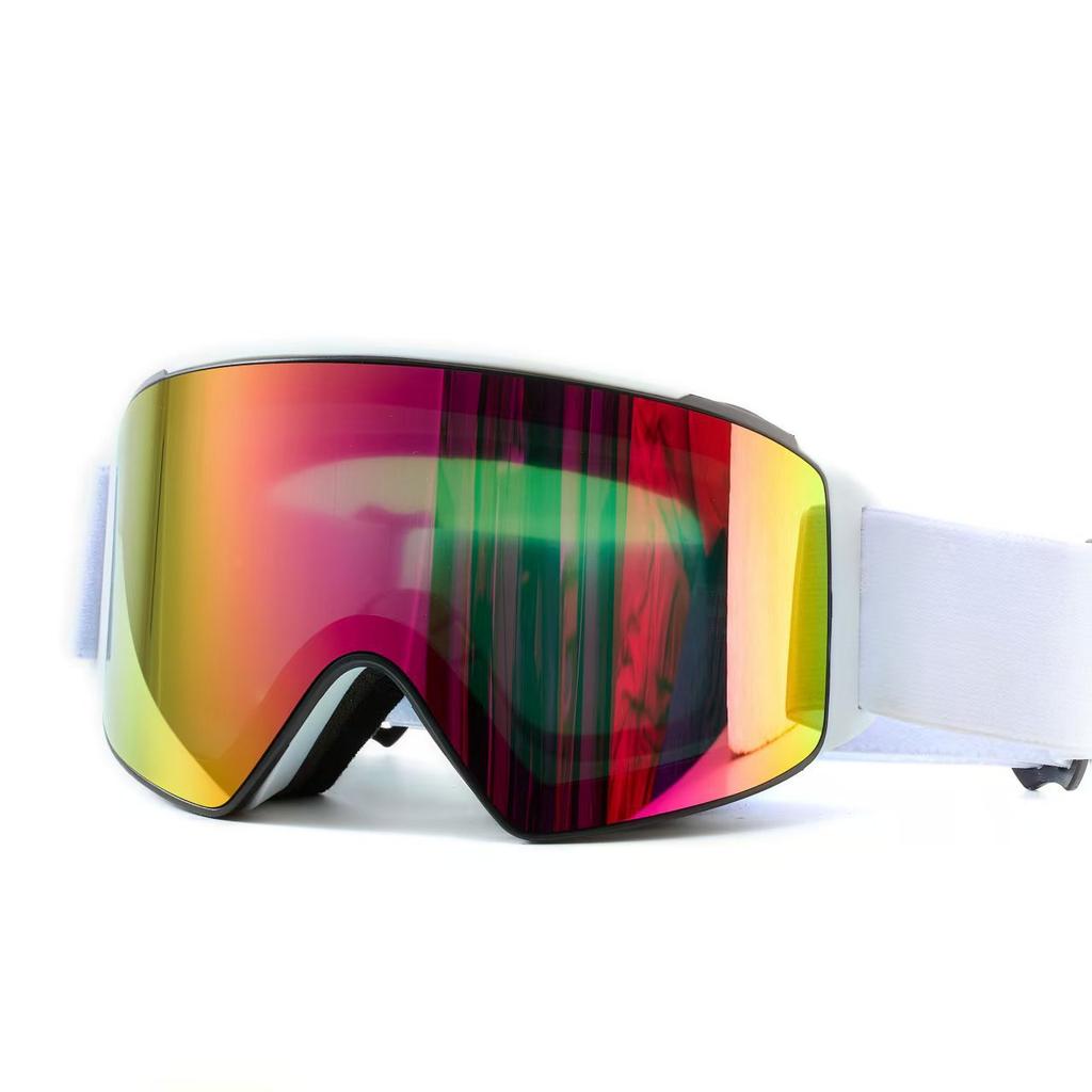 New magnetic ski goggles with double-layer anti-fog and UV protection, preventing snow blindness REVO Zengxi Kaka Myopia Ski Goggles