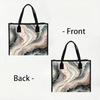 Marble Pattern Tote Bag Fashion Daily Shoulder Bag for Women Casual Large Capacity Handbag