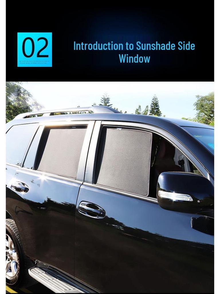 Magnetic Sunshade Curtain for Toyota Wish: Heat Insulation and Sun Protection